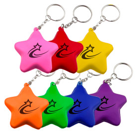 Stress Star Keyrings